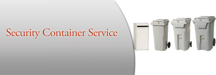 chicago based security container service pickup