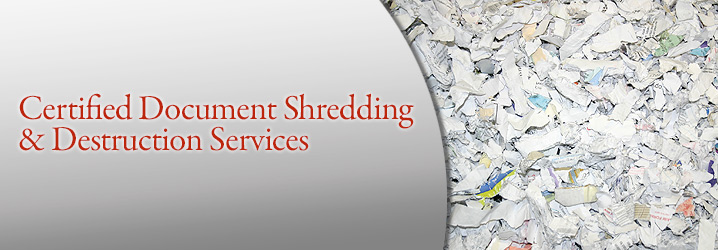 Document shredding being done in Chicago